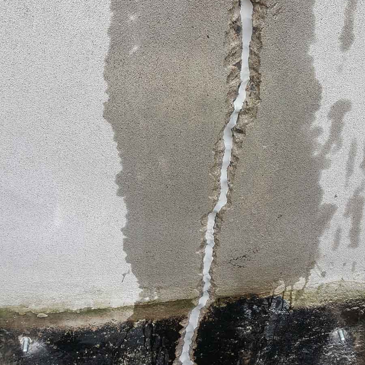 French Drain and Crack Repair Rockethammer